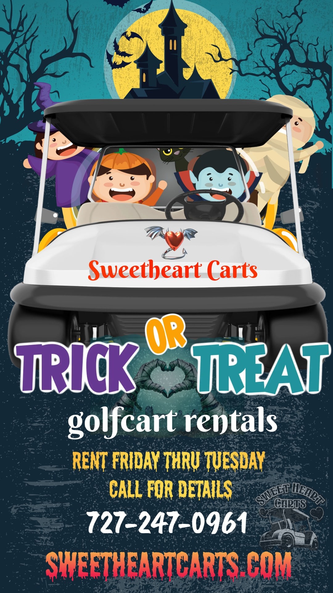 Golf Carts Pasco County, FL Sweetheart Carts